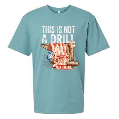 This Is Not A Drill Funny Gift Funny Dad Joke Handy Cool Gift Sueded Cloud Jersey T-Shirt