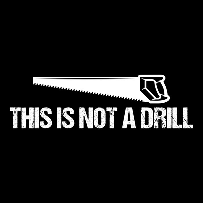 This Is Not A Drill Funny Dad Joke Great Gift Cooling Performance Crew T-Shirt