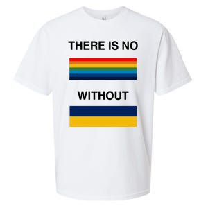 There Is No Rainbow Without Yellow And Blue Sueded Cloud Jersey T-Shirt