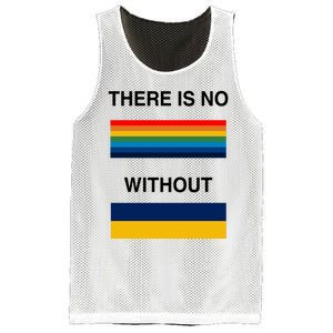 There Is No Rainbow Without Yellow And Blue Mesh Reversible Basketball Jersey Tank