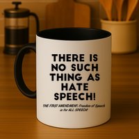 There Is No Such Thing As Hate Speech Mug