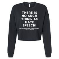 There Is No Such Thing As Hate Speech Cropped Pullover Crew