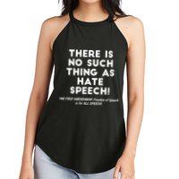 There Is No Such Thing As Hate Speech Women's Perfect Tri Rocker Tank