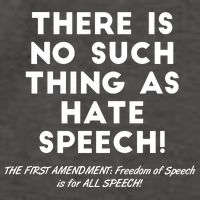 There Is No Such Thing As Hate Speech Vector Backpack