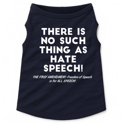 There Is No Such Thing As Hate Speech Doggie Tank