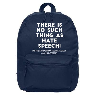 There Is No Such Thing As Hate Speech 16 in Basic Backpack