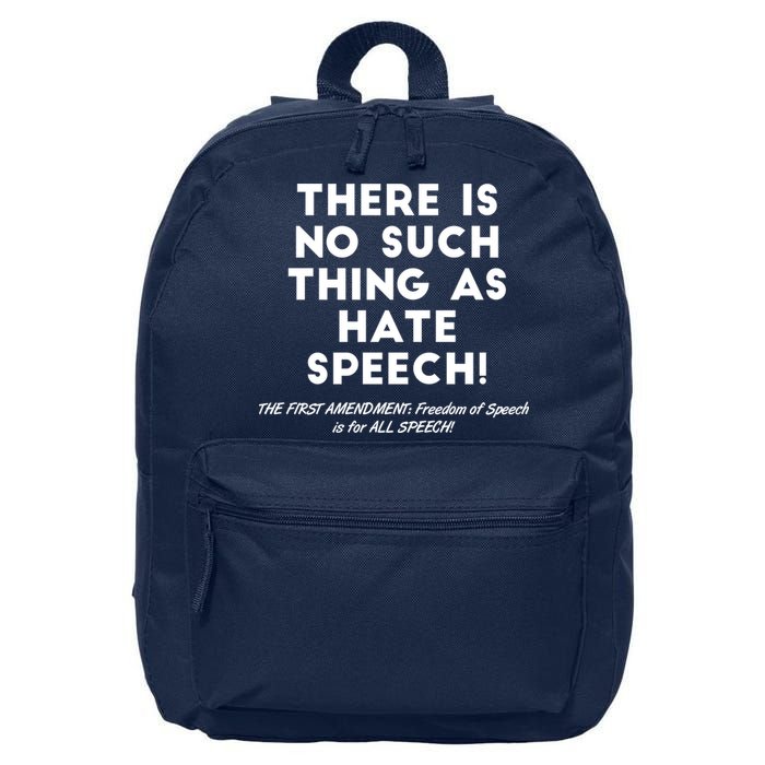 There Is No Such Thing As Hate Speech 16 in Basic Backpack