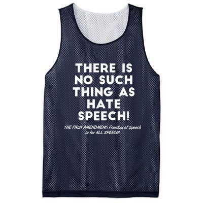 There Is No Such Thing As Hate Speech Mesh Reversible Basketball Jersey Tank