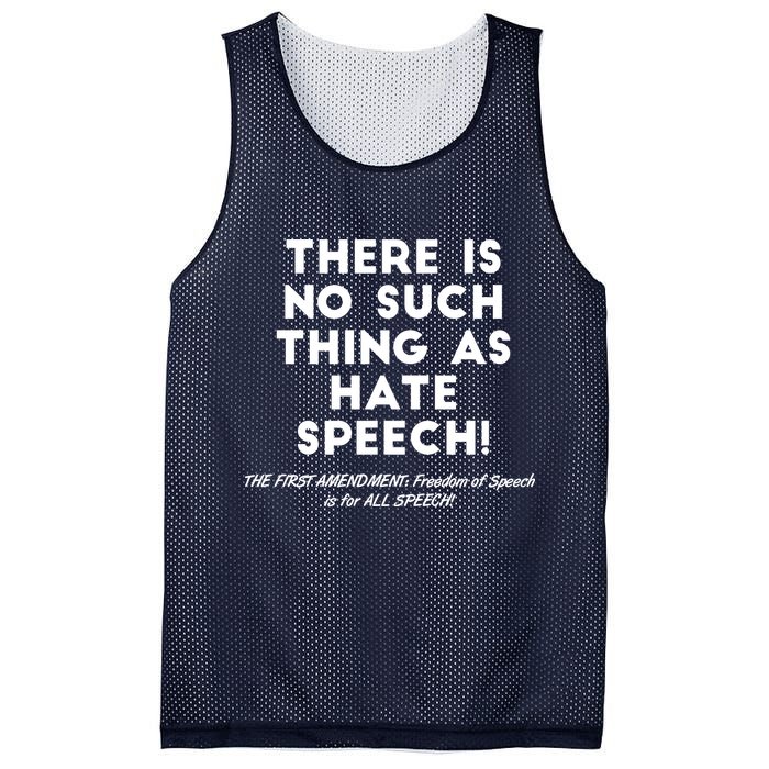There Is No Such Thing As Hate Speech Mesh Reversible Basketball Jersey Tank