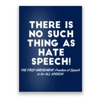 There Is No Such Thing As Hate Speech Poster