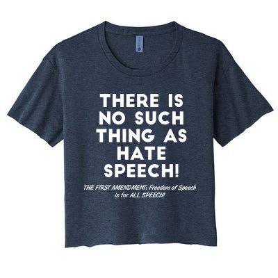 There Is No Such Thing As Hate Speech Crop Top