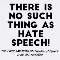 There Is No Such Thing As Hate Speech Garment-Dyed Sweatshirt