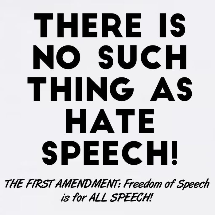 There Is No Such Thing As Hate Speech Garment-Dyed Sweatshirt