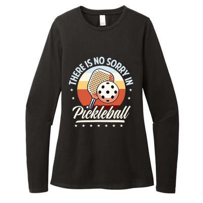 There Is No Sorry In Pickleball Womens CVC Long Sleeve Shirt