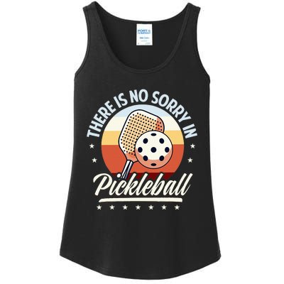 There Is No Sorry In Pickleball Ladies Essential Tank