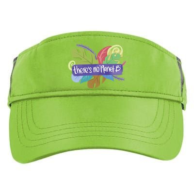 There Is No Planet B Climate Change Cool Gift Adult Drive Performance Visor