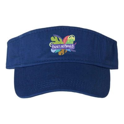 There Is No Planet B Climate Change Cool Gift Valucap Bio-Washed Visor