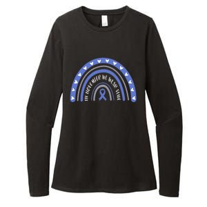 T1d In November We Wear Blue Diabetes Awareness Rainbow Gift Womens CVC Long Sleeve Shirt