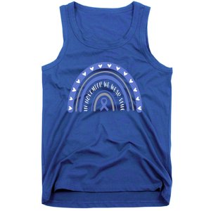 T1d In November We Wear Blue Diabetes Awareness Rainbow Gift Tank Top