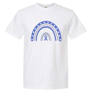 T1d In November We Wear Blue Diabetes Awareness Rainbow Gift Garment-Dyed Heavyweight T-Shirt