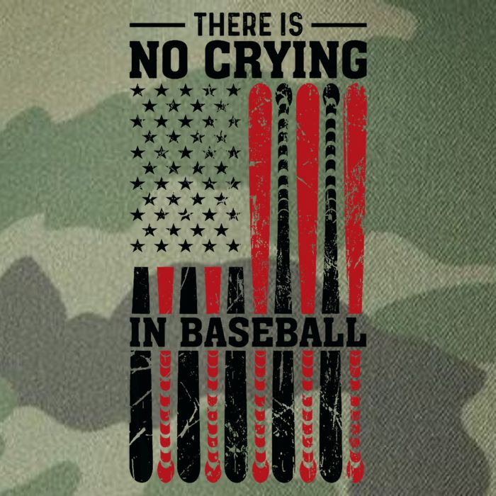 There Is No Crying In Baseball Legacy Tie Dye Trucker Hat