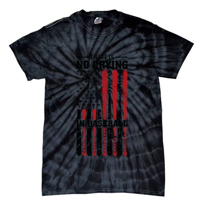 There Is No Crying In Baseball Tie-Dye T-Shirt