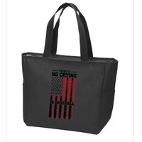 There Is No Crying In Baseball Zip Tote Bag