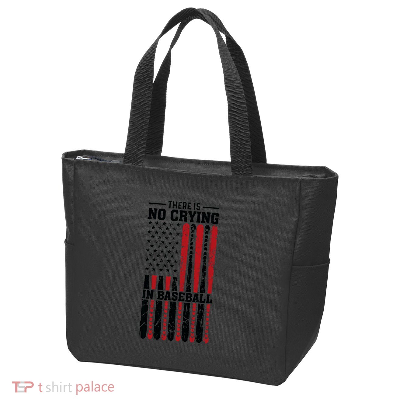 There Is No Crying In Baseball Zip Tote Bag