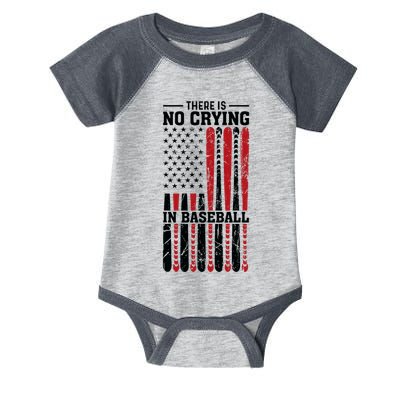 There Is No Crying In Baseball Infant Baby Jersey Bodysuit