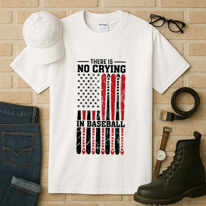 There Is No Crying In Baseball Tall T-Shirt