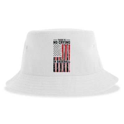 There Is No Crying In Baseball Sustainable Bucket Hat