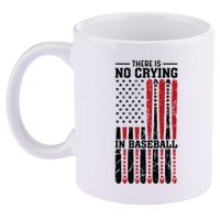 There Is No Crying In Baseball 11oz C Handle Ceramic Mug