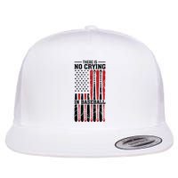There Is No Crying In Baseball Flat Bill Trucker Hat