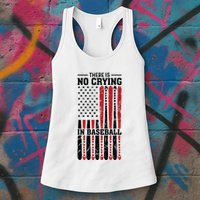 There Is No Crying In Baseball Womens Tank Top