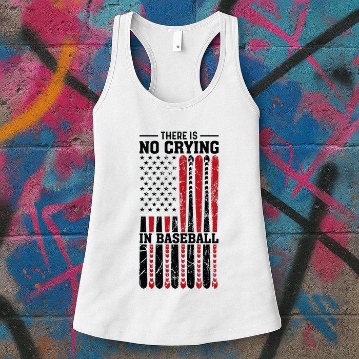 There Is No Crying In Baseball Womens Tank Top