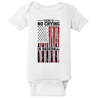 There Is No Crying In Baseball Baby Bodysuit