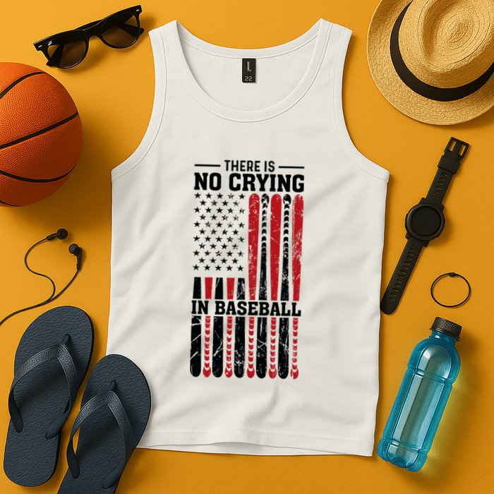 There Is No Crying In Baseball Tank Top
