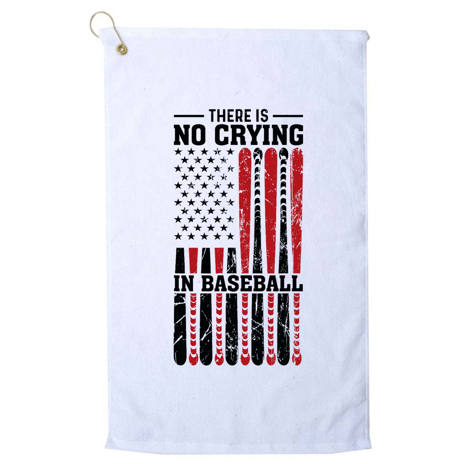There Is No Crying In Baseball Golf Towel