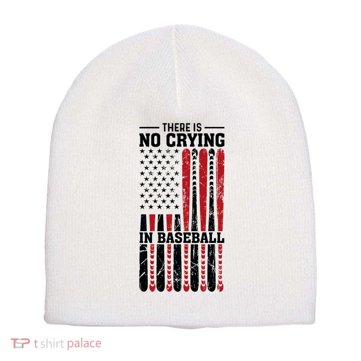 There Is No Crying In Baseball Short Acrylic Beanie
