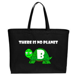 There Is No Planet B Rescue Turtle Save Our Planet Gift Cotton Canvas Jumbo Tote