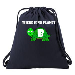 There Is No Planet B Rescue Turtle Save Our Planet Gift Drawstring Bag