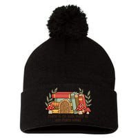 There Is No Such Thing As Too Many Books Gift For Reading Books Pom Pom 12in Knit Beanie