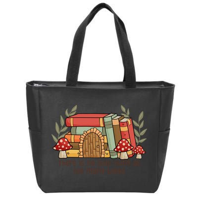 There Is No Such Thing As Too Many Books Gift For Reading Books Zip Tote Bag