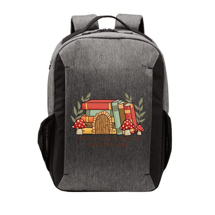 There Is No Such Thing As Too Many Books Gift For Reading Books Vector Backpack
