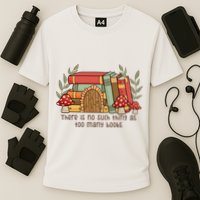 There Is No Such Thing As Too Many Books Gift For Reading Books Cooling Performance Crew T-Shirt