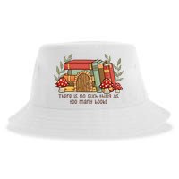 There Is No Such Thing As Too Many Books Gift For Reading Books Sustainable Bucket Hat