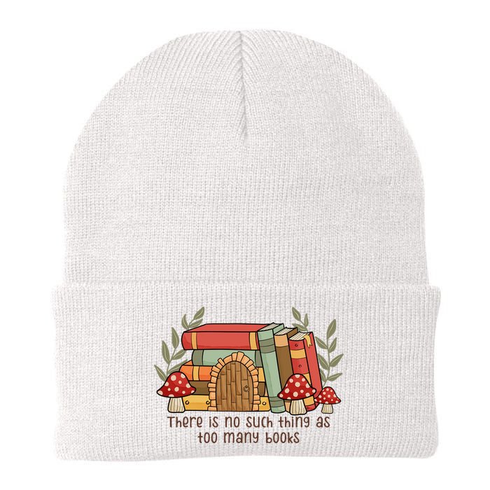 There Is No Such Thing As Too Many Books Gift For Reading Books Beanie