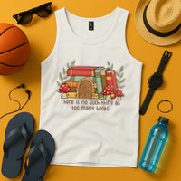 There Is No Such Thing As Too Many Books Gift For Reading Books Tank Top