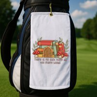 There Is No Such Thing As Too Many Books Gift For Reading Books Golf Towel