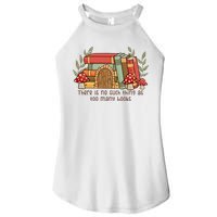 There Is No Such Thing As Too Many Books Gift For Reading Books Women's Perfect Tri Rocker Tank